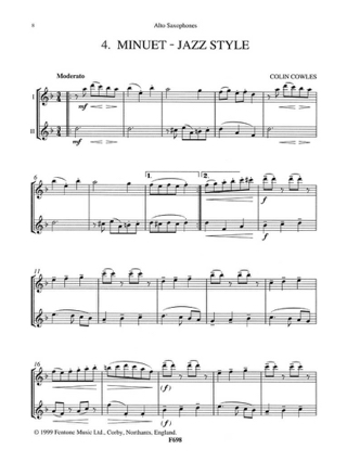 Swing Two - Ten Jazzy Duets - Colin Cowles - Partition - Saxophone